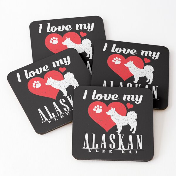 Item preview, Alaskan Klee Kai / lover / dog / heart designed and sold by torlei565.