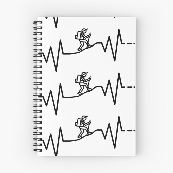 Item preview, Heartbeat, hobby, leisure, gift, gift idea, hiking, hiker, mountaineering, mountaineer, mountains, mountains designed and sold by timzim97.