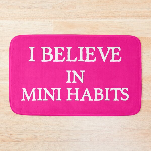 Item preview, I Believe in Mini Habits | Productivity | Quotes | Pink designed and sold by Wintre2.