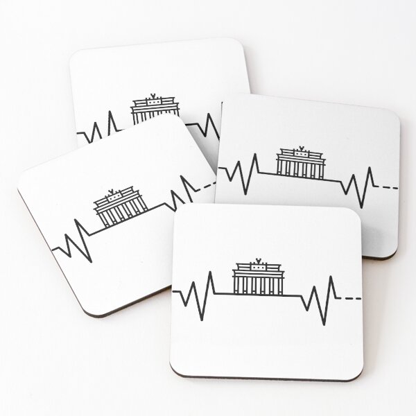 Item preview, Heartbeat, Hobby, Leisure, Gift, Gift Idea, Berlin, Brandenburg, Brandenburg Gate, Germany, German designed and sold by timzim97.