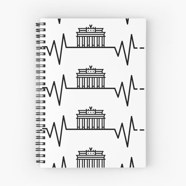 Item preview, Heartbeat, Hobby, Leisure, Gift, Gift Idea, Berlin, Brandenburg, Brandenburg Gate, Germany, German designed and sold by timzim97.