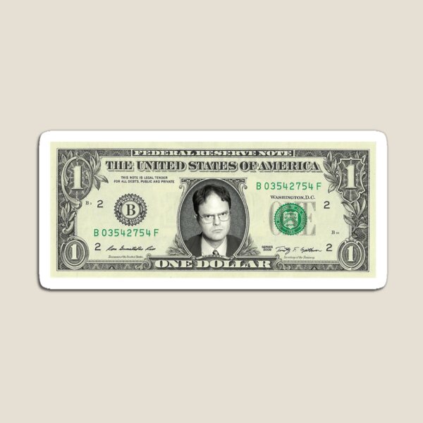 Item preview, Dwight Schrute Dollar designed and sold by 5Chris.