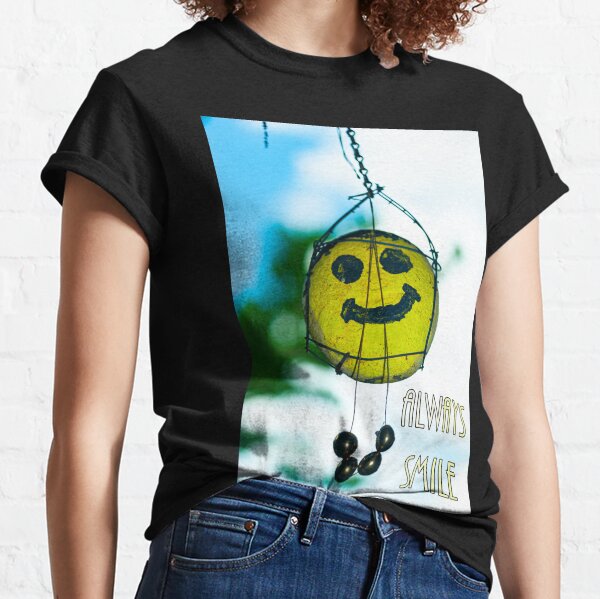 Retro smiley face, collage baseball, sports themed gender neutral t-shirt 