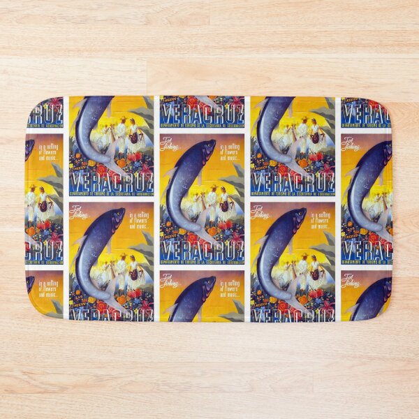Item preview, veracruz travel poster art print  designed and sold by printzshop.