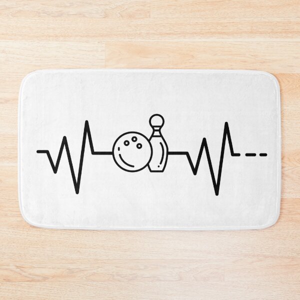 Item preview, Heartbeat, Bowling, Bowling, Bowling Ball, Ball, Cone, Strike, Spare, Hobby, Leisure, Gift, Gift Idea designed and sold by timzim97.