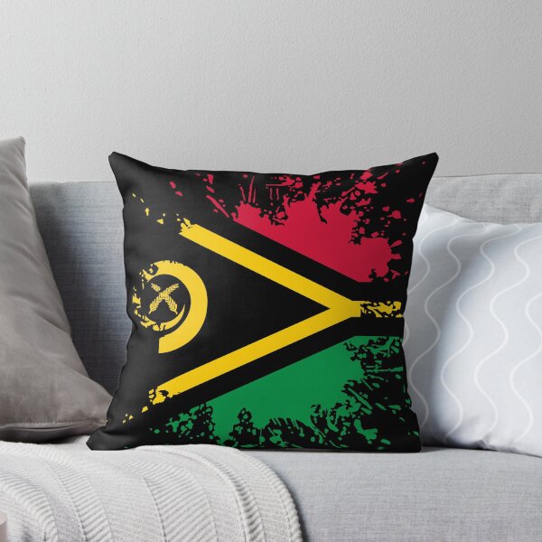 Item preview, Vanuatu flag color splashes designed and sold by 1681830934131.