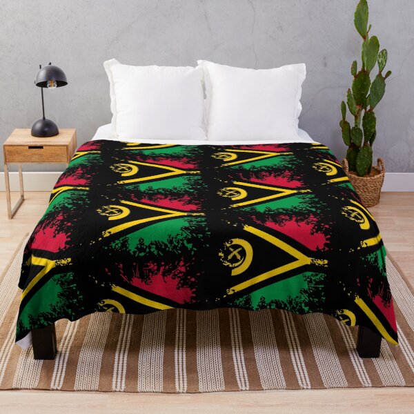 Item preview, Vanuatu flag color splashes designed and sold by 1681830934131.
