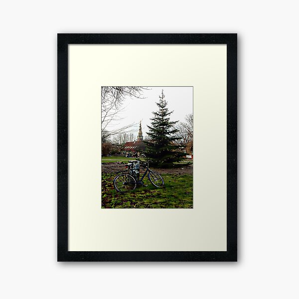 The Christmas Tree Christianshavn Copenhagen Framed Art Print