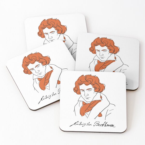 Item preview, Minimalist Beethoven designed and sold by TweedCarnation.