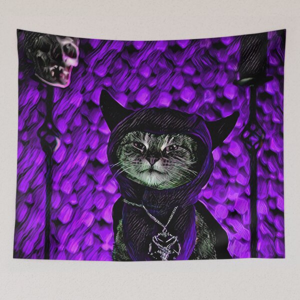 Item preview, Cultist Kitty Blacklight designed and sold by Alyxandre.