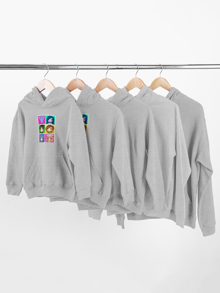 Alternate view of Funneh and the Krew - Anime Style Kids Pullover Hoodie