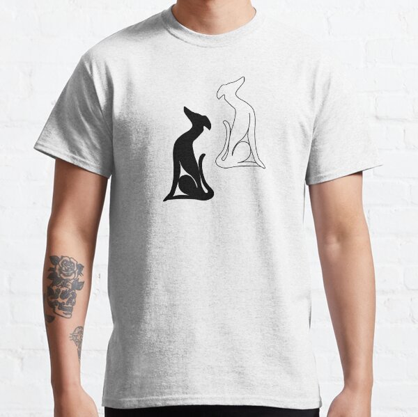 Greyhound sitting Classic T-Shirt