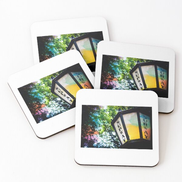 Item preview, Rainbow Watercolour Subway Sign designed and sold by KatTalbolt.