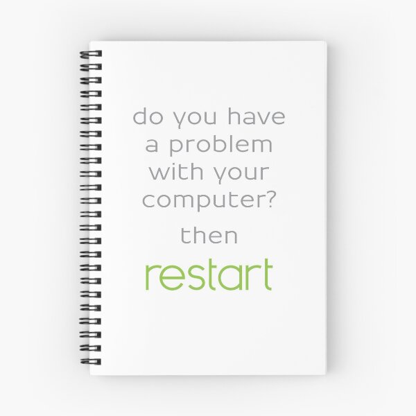 Item preview, Do yu have problem with your computer? Then, RESTART! designed and sold by mstfcntrk.