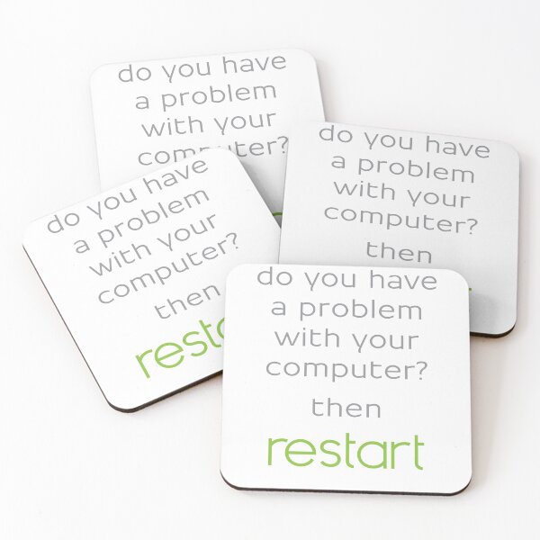 Item preview, Do yu have problem with your computer? Then, RESTART! designed and sold by mstfcntrk.