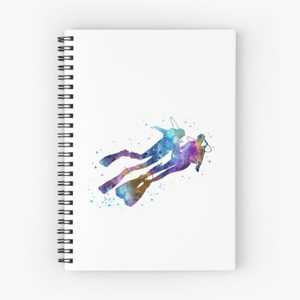 Item preview, Scuba divers, scuba couple, scuba divers couple designed and sold by Rosaliartbook.