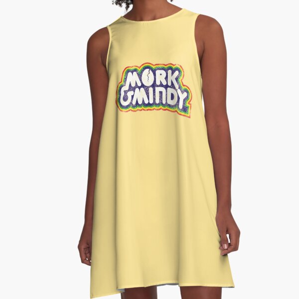 mork & mindy Aged Look A-Line Dress