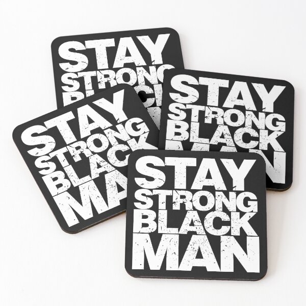 Item preview, Stay Strong Black Man designed and sold by giraffeKi.