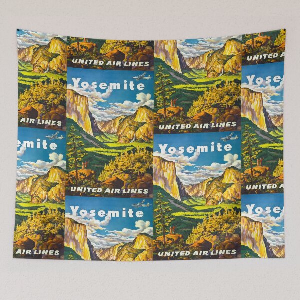 Item preview, yosemite national park USA travel poster art print  designed and sold by printzshop.