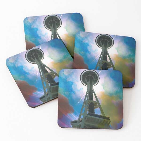 Item preview, Rainbow Space Needle designed and sold by KatTalbolt.