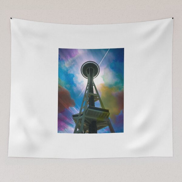Item preview, Rainbow Space Needle designed and sold by KatTalbolt.