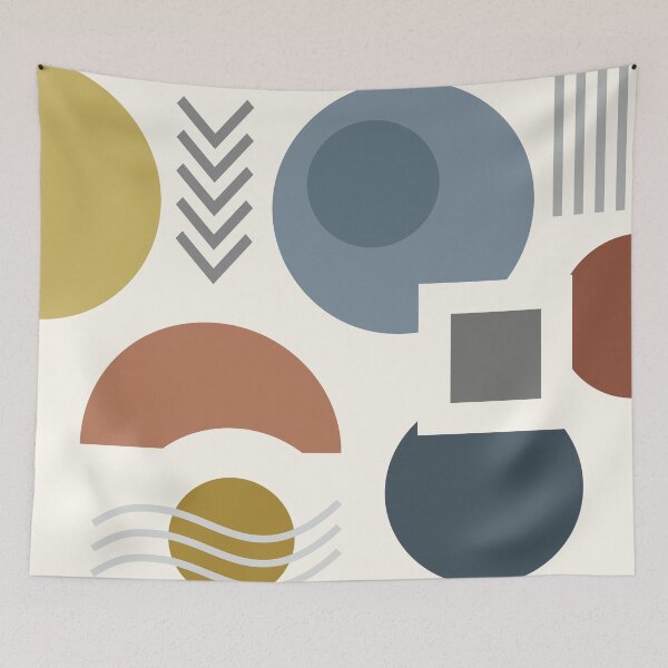 Item preview, Mid Century Modern Geometric #redbubble #stickers #posters #artprint designed and sold by hakobyans.