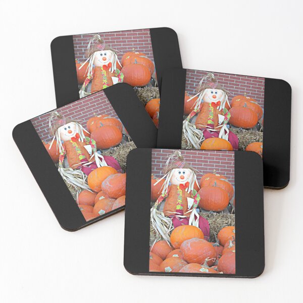 Item preview, Scarecrow and Pumpkins designed and sold by Shelley Loewnau-Jones Studio.
