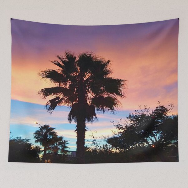 Item preview, Sunset Palm tree designed and sold by wildtangents.