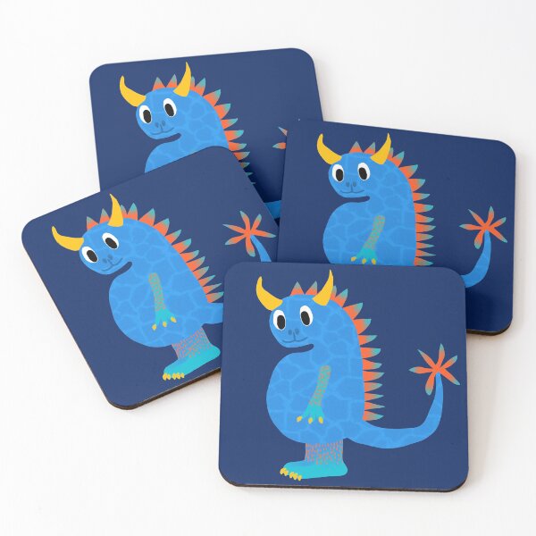 Item preview, Little Monsters "Blue" designed and sold by Patterista.