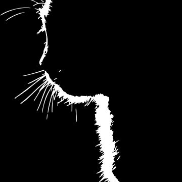 Artwork thumbnail, Cat silhouette by NVDesigns