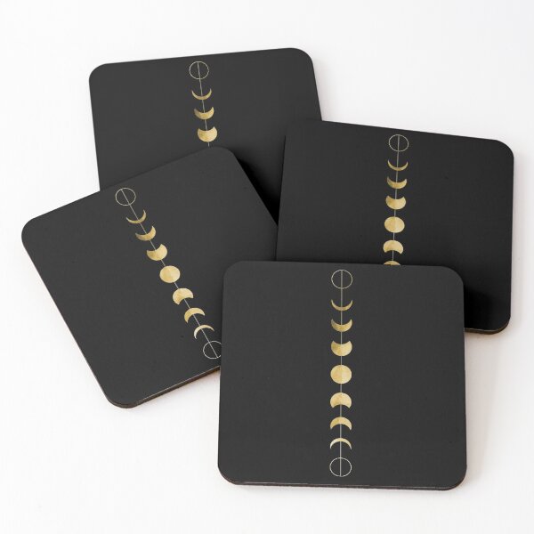 Item preview, Phases Of The Moon - Gold Minimal Graphic Design Version designed and sold by Lumos19 Studio.