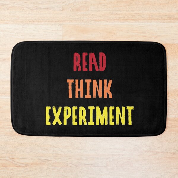 Item preview, Read, Think, Experiment. | Life | Quotes | Red Orange Yellow | Black designed and sold by Wintre2.