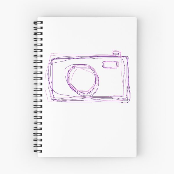 Item preview, Camera doodle purple, white and pink designed and sold by qlobba.