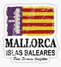 Majorca Flag - Vintage Look Sticker