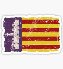 Majorca Flag - Vintage Look Sticker