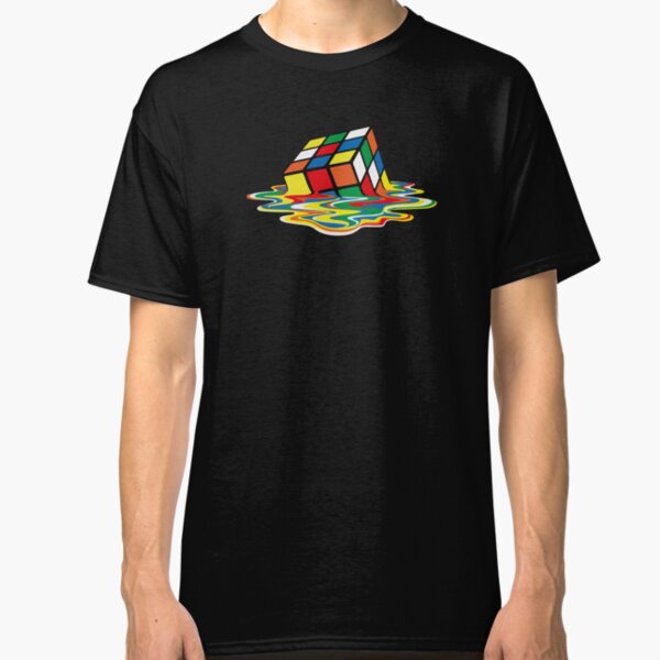 Rubik Cube Melted t Shirt, Original Gift Idea Classic T-Shirt