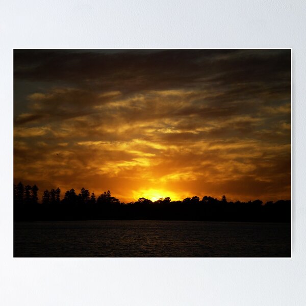 Item preview, Sunset over Lake Monger designed and sold by BigAndRed.