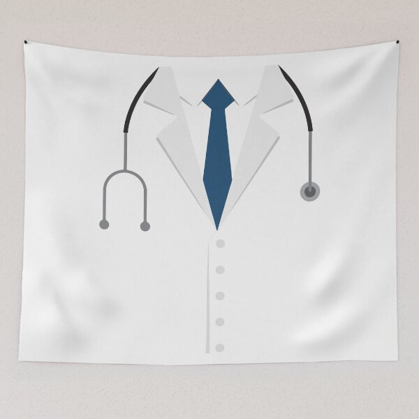 Item preview, Doctor's white coat designed and sold by Mykadodo.