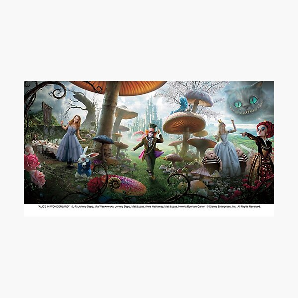 Alice in Wonderland Photographic Print