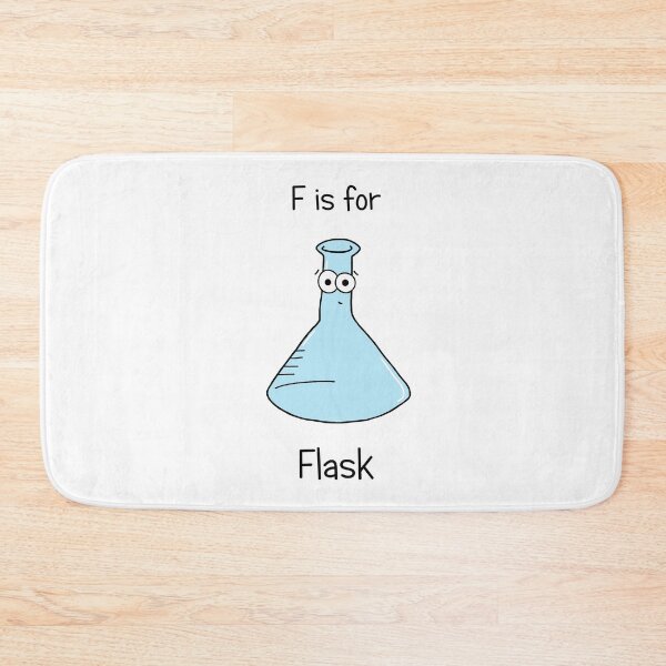 Item preview, F is for Flask designed and sold by Adrienne Body.
