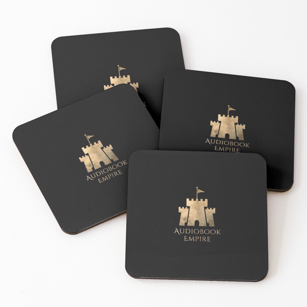 Audiobook Empire Logo Coasters (Set of 4)