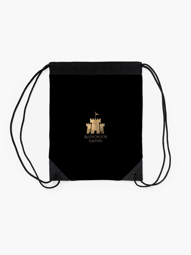 Alternate view of Audiobook Empire Logo Drawstring Bag
