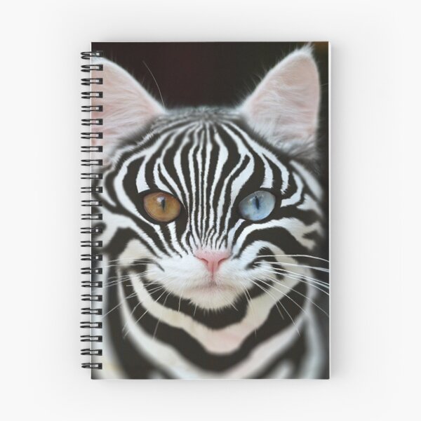 Item preview, BORN TO BE WILD - zebra striped cat designed and sold by glitter-mess.