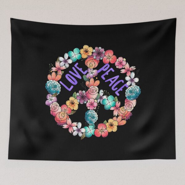 Item preview, Peace LOve Watercolor Hippy Costume Hippie Hippies Festival designed and sold by MagicBoutique.