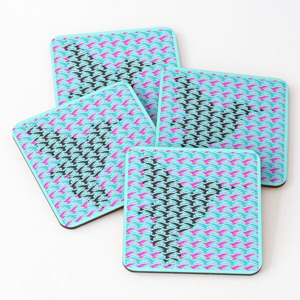 Item preview, Flocking Hummingbird Hearts - Black Silhouette  designed and sold by weavernap.
