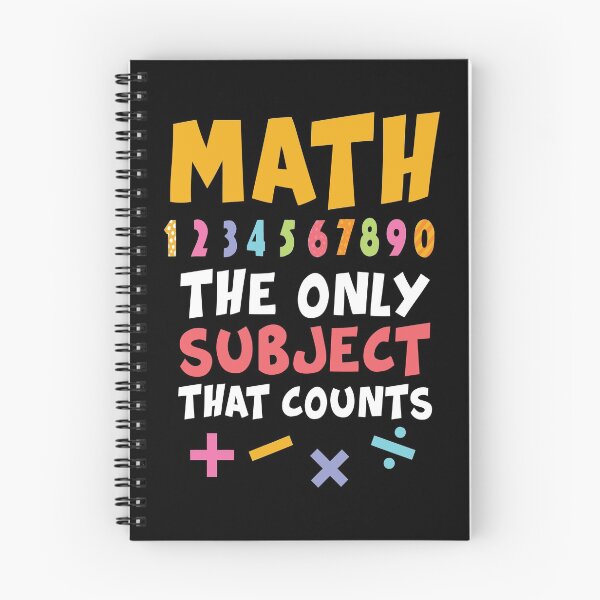 Item preview, Funny Math Pun product Math The Only Subject Counts designed and sold by Lisbob.