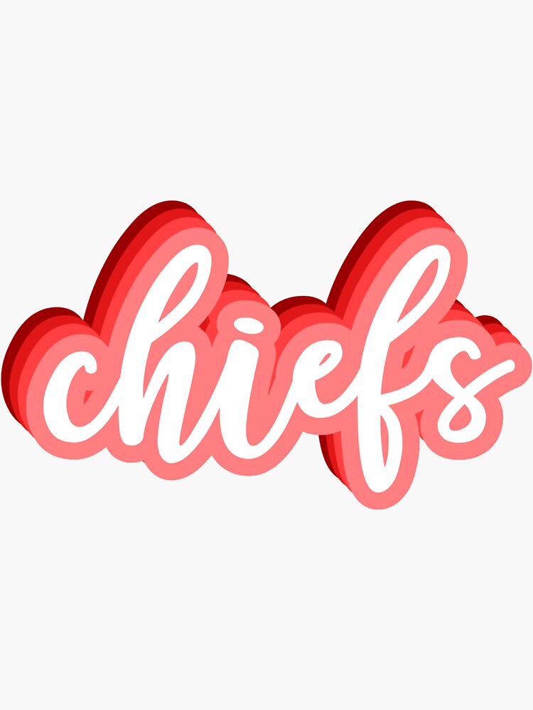 Kansas City Chiefs Sticker Sticker for Sale by darcycato