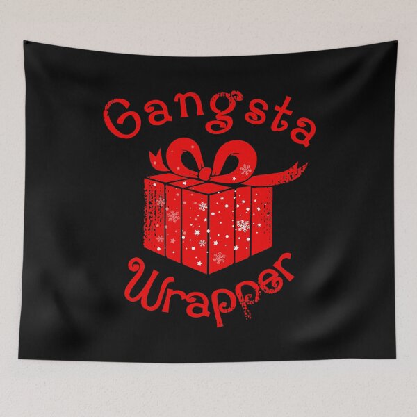 Item preview, Gangsta Wrapper Christmas Holiday Gift product designed and sold by tronictees.