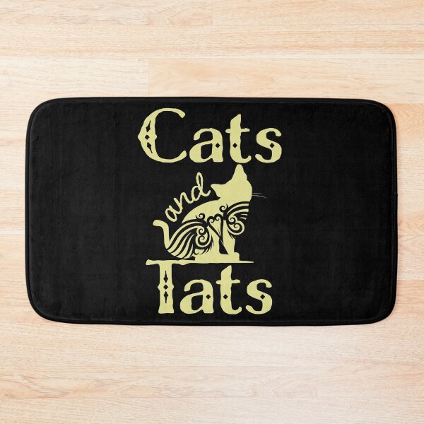 Item preview, Cats and Tats Cute Cat & Tattoo Lover design designed and sold by tronictees.