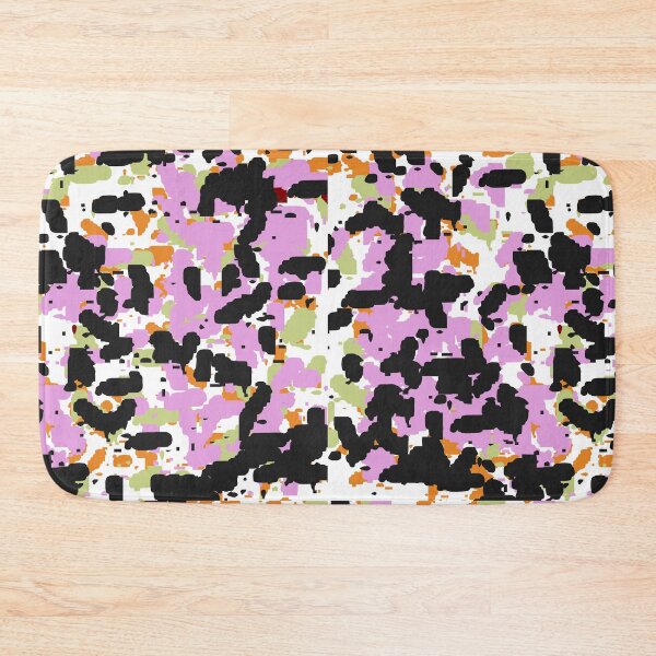 Item preview, Retro Splattered Paint Pink Black Multi designed and sold by PageDesigns.